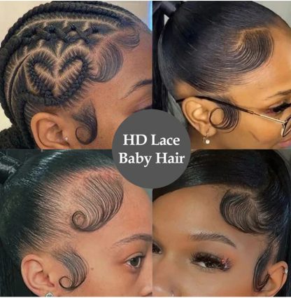 Real Hair Hairline Stickers Wig Bangs Sideburns Stickers - Image 10