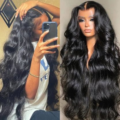 Women's Long Curly Hair Big Wave Wigs Chemical Fiber Full-head Wig - Image 4
