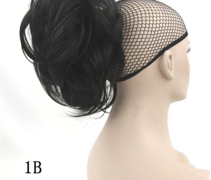 Grip ponytail short hair female curly hair wig flexible hair ponytail - Image 4