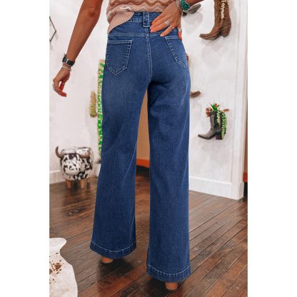Fashion Retro All-match Straight-leg Trousers Women - Image 3