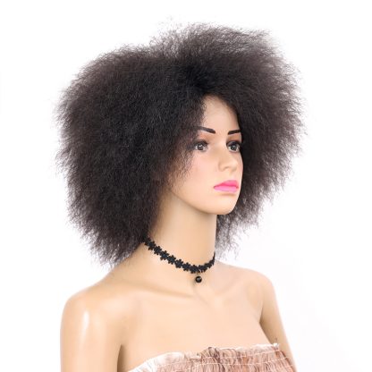 Fluffy curly hair wig - Image 2