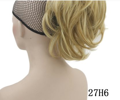 Grip ponytail short hair female curly hair wig flexible hair ponytail - Image 9