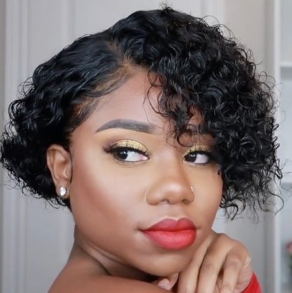 European And American Wigs Women's Short Curly Hair Wigs - Image 4