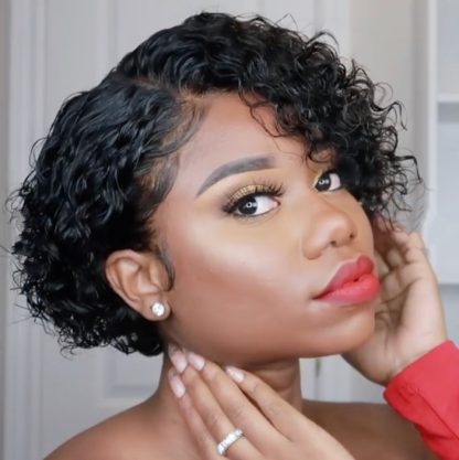 European And American Wigs Women's Short Curly Hair Wigs - Image 6