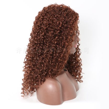 Cross Border Hot Sale African Wig European And American Wig Fluffy Long Curly Hair Small Curly Wave High Temperature Silk Chemical Fiber Headgear - Image 2