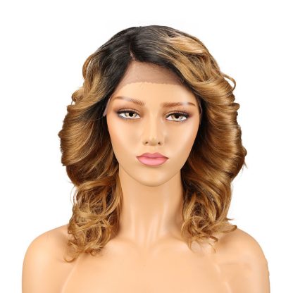 Real Hair Headgear Women Hair Stitch Lace Wig Long Curly Hair - Image 8