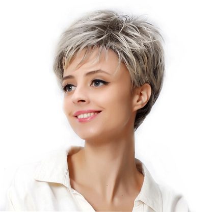 Middle-aged And Elderly Micro-volume Short Wig Ladies Hair Cover - Image 2
