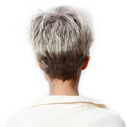 Middle-aged And Elderly Micro-volume Short Wig Ladies Hair Cover - Image 3
