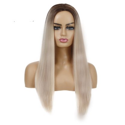 Women's Chemical Fiber Hair Wigs For Long Straight Dyed Hair - Image 6