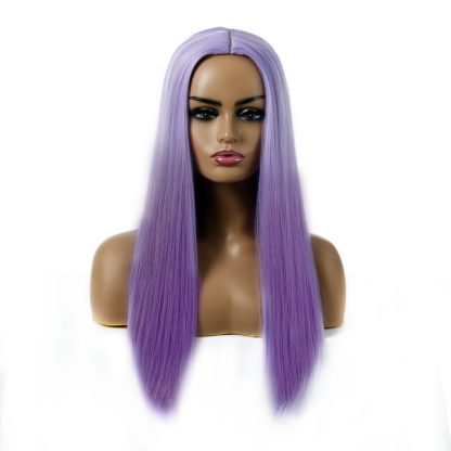 Women's Chemical Fiber Hair Wigs For Long Straight Dyed Hair - Image 2