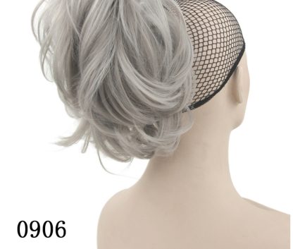 Grip ponytail short hair female curly hair wig flexible hair ponytail - Image 2