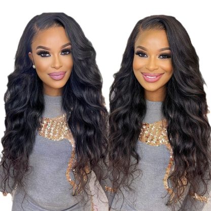 Women's Long Curly Hair Big Wave Wigs Chemical Fiber Full-head Wig - Image 5