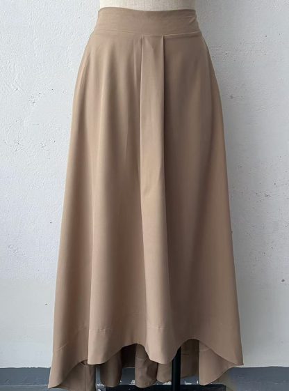 Autumn New Fashion Simple Pure Color All-matching Temperament Skirt - Image 6