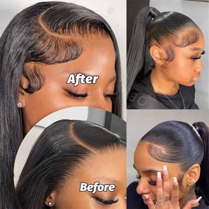 Real Hair Hairline Stickers Wig Bangs Sideburns Stickers - Image 2