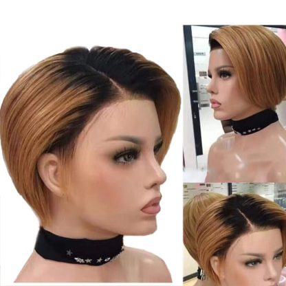 Real wig short hair - Image 5