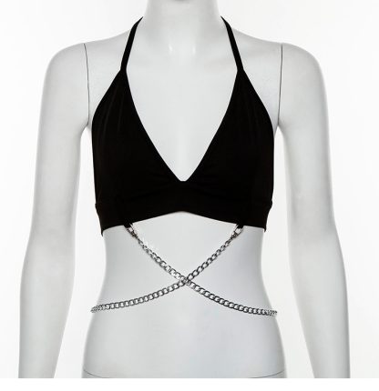 Lace Halter Top Hanger Chain Set - Image 10
