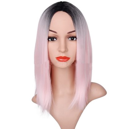BOBO head gradient short straight hair hood - Image 4