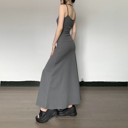 Female Summer Hot Girl Slim Fit Long Dress - Image 4