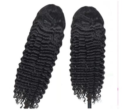 Human Hair 28 30 Deep Wave Lace Frontal Wigs 13 4 Front Wigs - Image 8