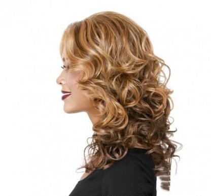 Medium long curly hair hood - Image 3