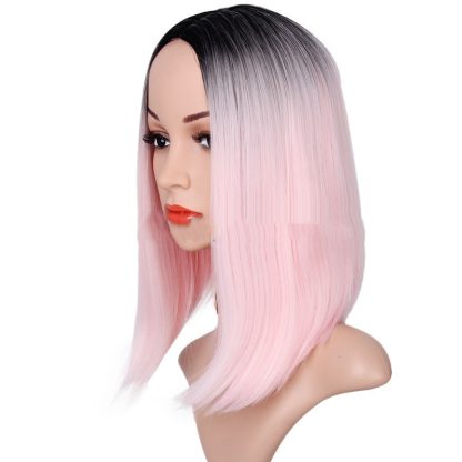 BOBO head gradient short straight hair hood - Image 2