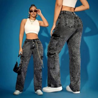 Fashion High Elasticity Multi-pocket Cargo Pants