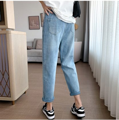 Women's High Waist Jeans Loose Slimming - Image 4