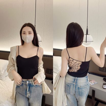 Spider Web Beauty Back Small With Braces And Breast Pad One-piece Vest - Image 5