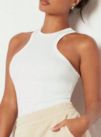 Solid Color Halter Top For Women - Image 5