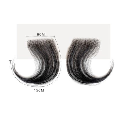 Real Hair Hairline Stickers Wig Bangs Sideburns Stickers - Image 4