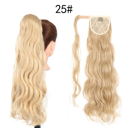 Invisible Velcro Big Wave Ponytail Chemical Fiber Curly Hair - Image 10