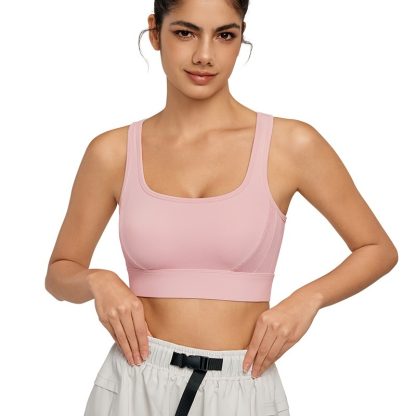 Shockproof Fixing Cup Cross Beauty Back Yoga Clothes Vest - Image 5