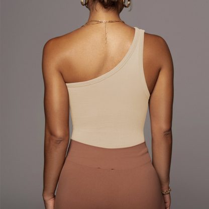 Women's One-shoulder Sleeveless Vest - Image 10