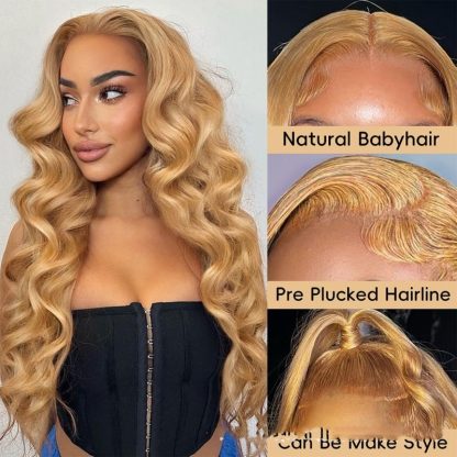 Human Hair Wig Front Lace All Real Hair 13 X4 Headgear - Image 2