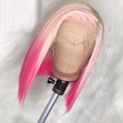 Gradient Front Lace Semi-machine-made High-quality Human Hair - Image 3