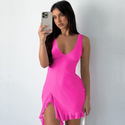 Pure Color Hot Girl Skirt Pure Desire Style European And American Women - Image 7