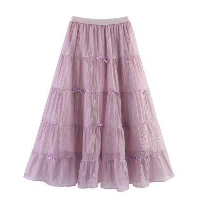 Three-dimensional Bow Fairy Multi-layer Gauze Gauze Skirt Cake Dress - Image 10