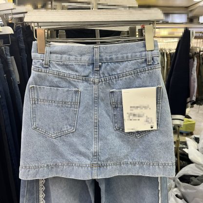 Fashionable Slimming Temperament A- Type Denim Skirt - Image 5