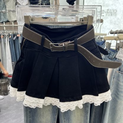 Design Lace Stitching Skirt - Image 3