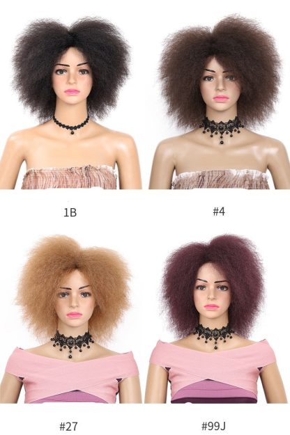 Fluffy curly hair wig - Image 7