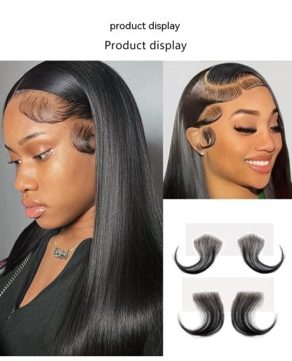 Real Hair Hairline Stickers Wig Bangs Sideburns Stickers - Image 7