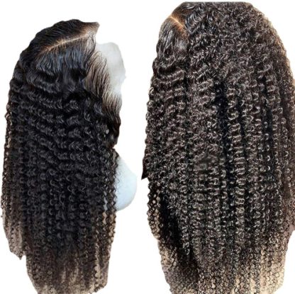 Brazilian Kinky Curly Lace Front Human Hair Wigs - Image 8