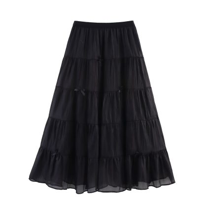 Three-dimensional Bow Fairy Multi-layer Gauze Gauze Skirt Cake Dress - Image 2