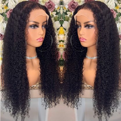 Brazilian Kinky Curly Lace Front Human Hair Wigs - Image 7