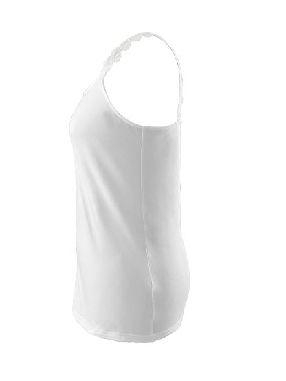 Lace Stitching Fashion Spring And Summer Solid Color Loose Vest - Image 4