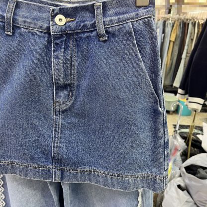 Fashionable Slimming Temperament A- Type Denim Skirt - Image 3