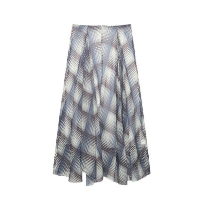 Spring And Summer European And American Style Snake Print Wide Hem Midi Skirt - Image 3