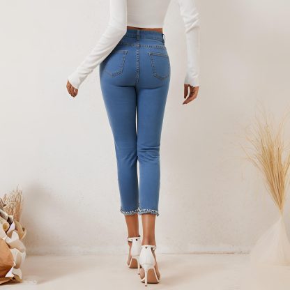 Women's Summer New High Waist Slimming Stretch Denim - Image 3