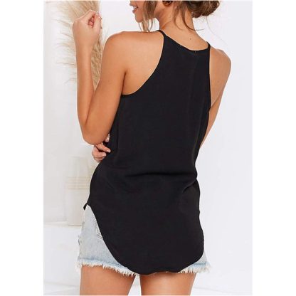 Women's European And American Irregular Solid Color Sexy Camisole - Image 5