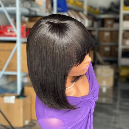 High-density Real Human Hair Wig European And American Style - Image 2